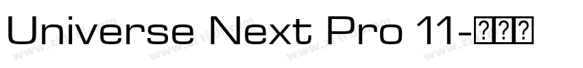 Universe Next Pro 11字体转换